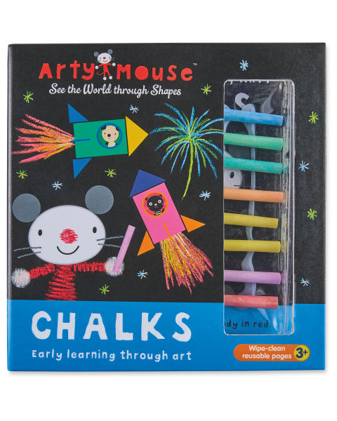 Arty Mouse Chalks Book and Kit