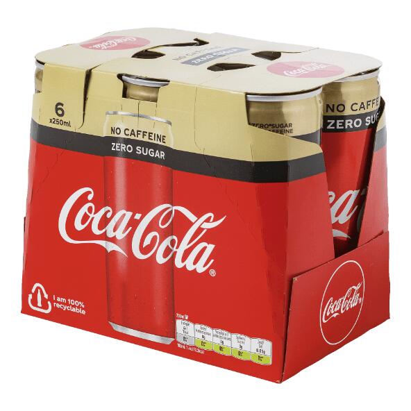 Coca-Cola cafeïnevrij, 6 st.