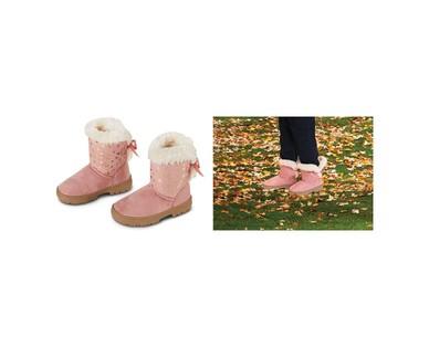 Lily & Dan Girls' Cozy Boots