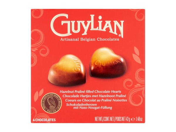 Guylian Hazelnut Praline filled Chocolate Hearts