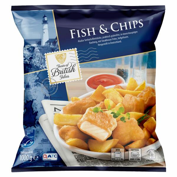 Taste of British Isles Fish & Chips 1 kg*