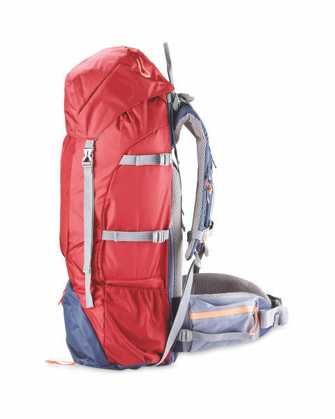 65L Red Trekking Backpack
