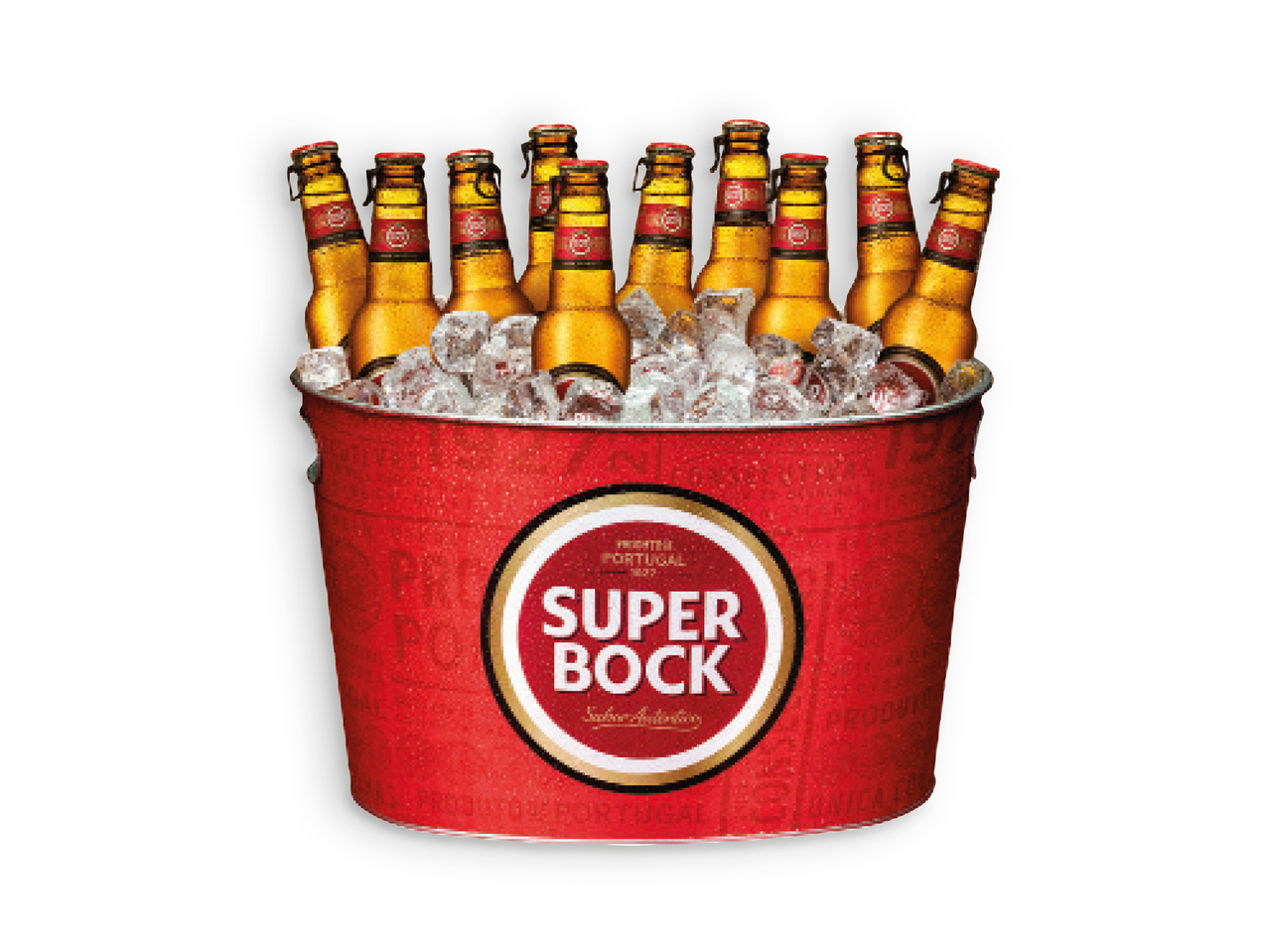 SUPER BOCK(R) Cerveja Pack Económico + Balde