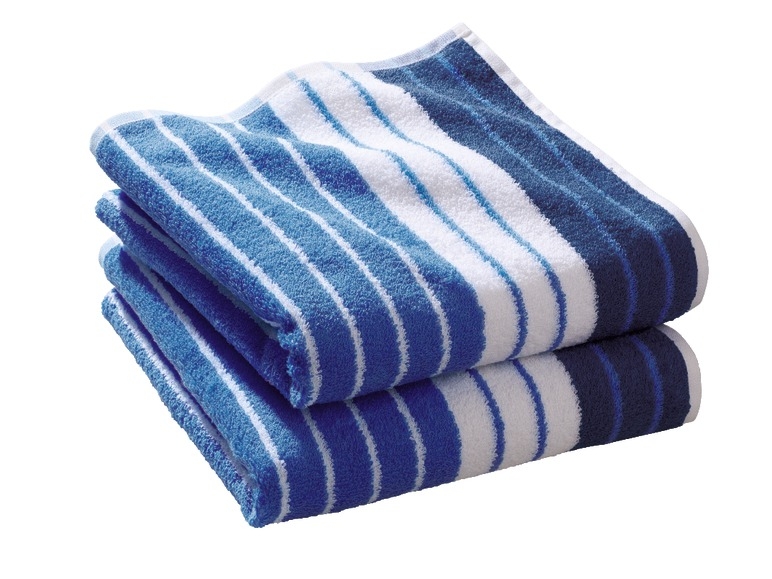 2 serviettes éponge