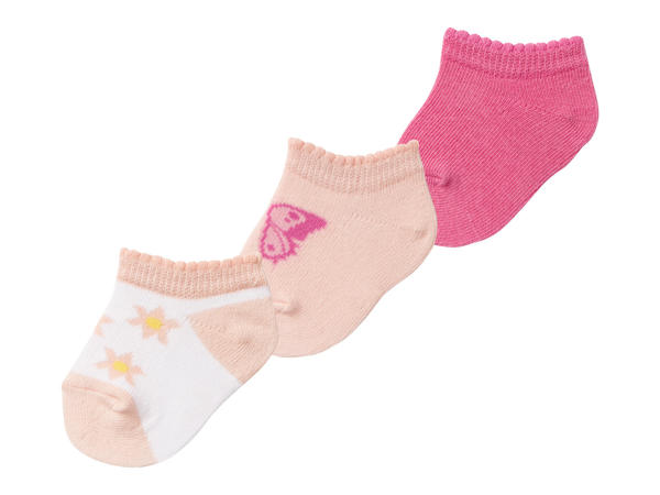 Nízké ponožky – 3 kusy