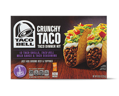 Taco Bell Crunchy Taco Dinner Kit