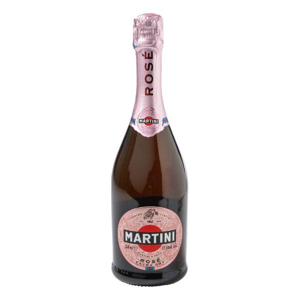 Sparkling rosé Martini