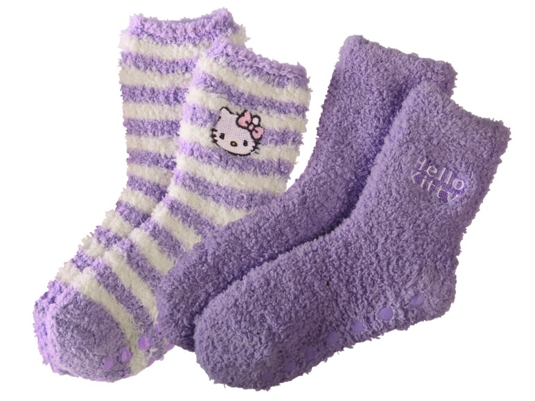 Girls' Plush Socks ''Hello Kitty''