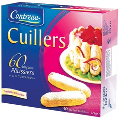60 biscuits cuillers pâtissiers