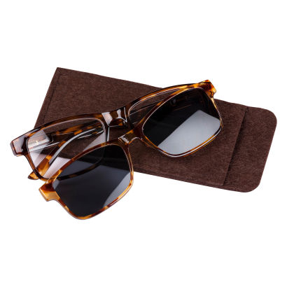 Læsebriller med solbrilleclip