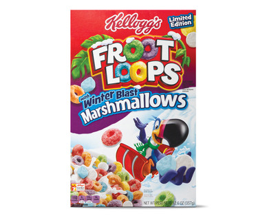 Kellogg's Froot Loops or Apple Jacks With Marshmallows
