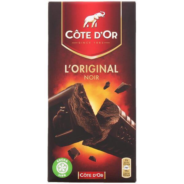 Tablette de chocolat noir Côte d'Or