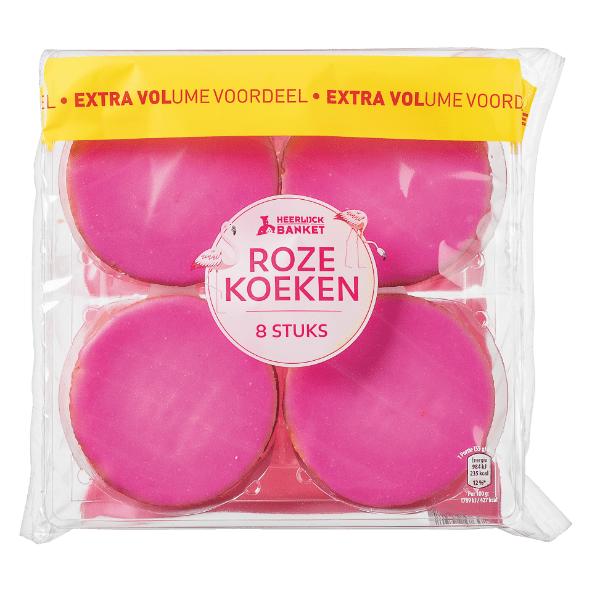 Roze koeken