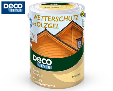 DECO STYLE(R) Wetterschutz-Holzgel, 5 l