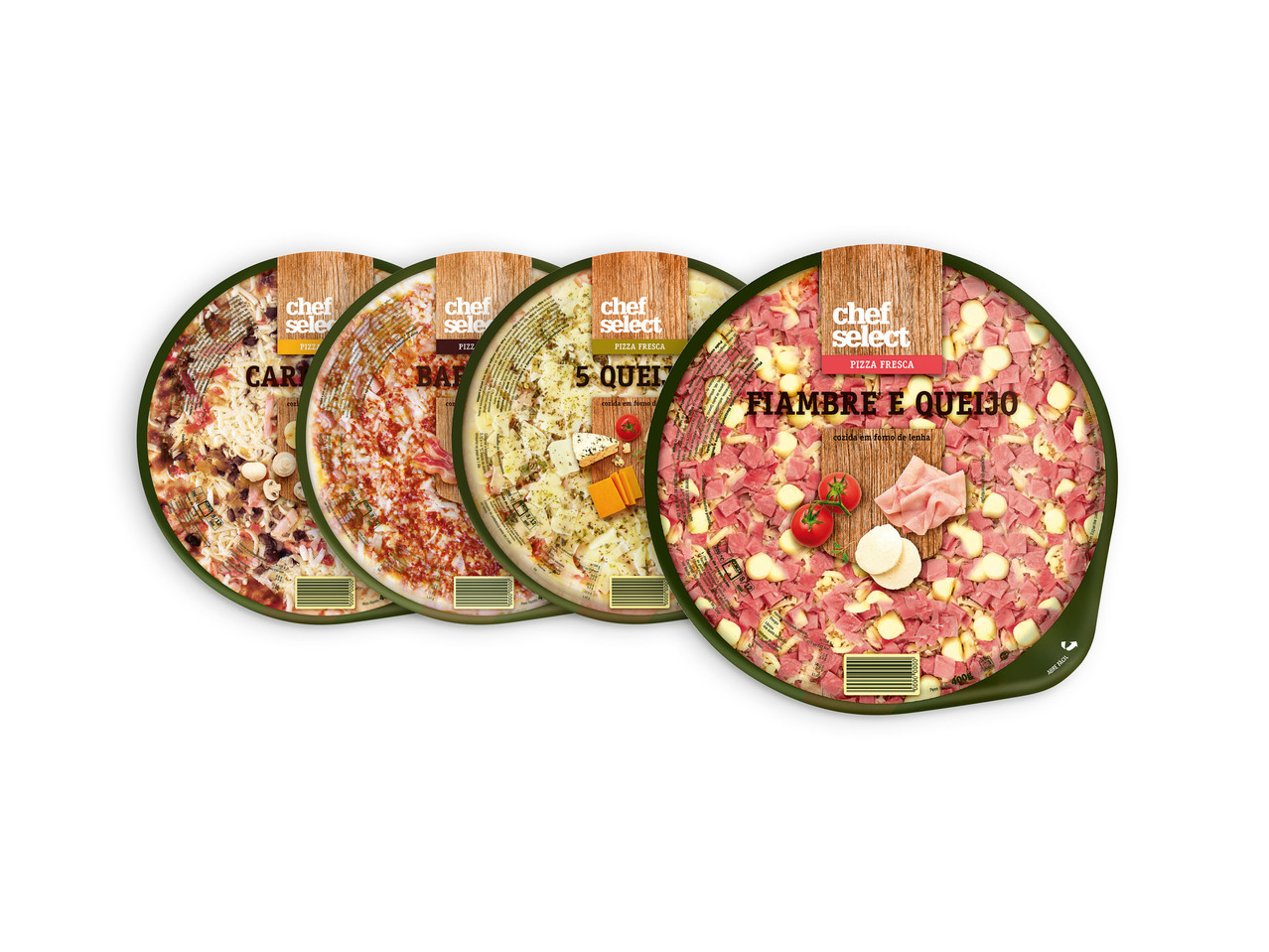 Pizzas frescas selecionadas CHEF SELECT(R)
