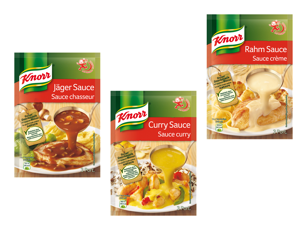 Sauce Knorr (uniquement en Suisse romande et alémanique)