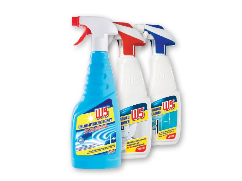 W5(R) Chlor- Hygiene Spray/Mould Remover/ Grout Cleaner