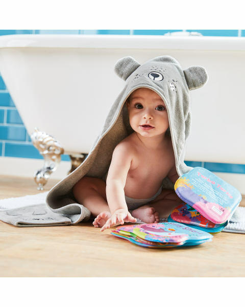 Bear Hooded Baby Towel & Wash Mitt