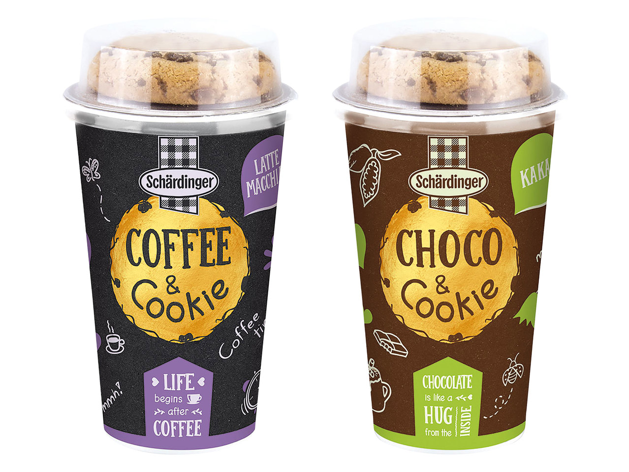 SCHÄRDINGER Choco&Cookie Kakao oder Coffee&Cookie Latte Macchiato
