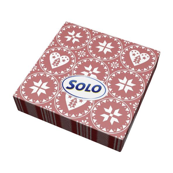 SOLO(R) 				40 serviettes en papier décorées