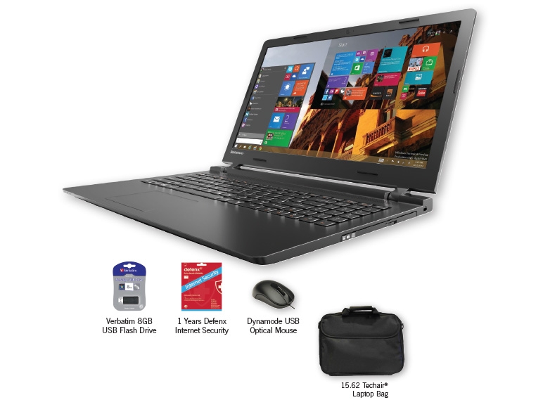 LENOVO(R) Lenovo B-50-10 15.6" Notebook Laptop with Accessory Bundle