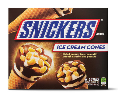 Snickers Ice Cream Cones