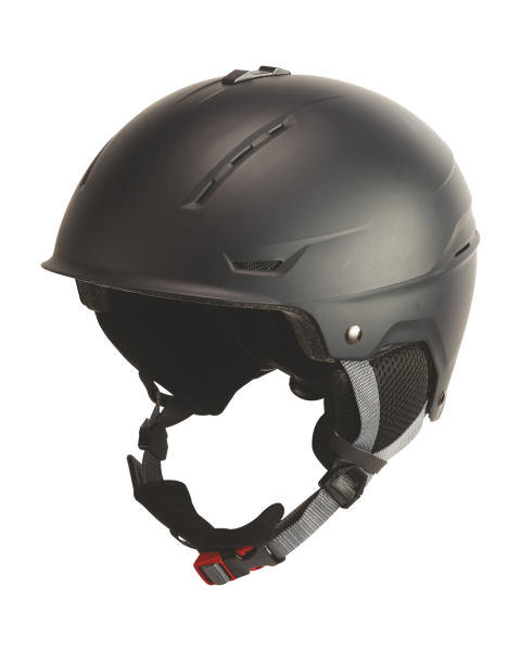 Adults Large Black Matt Ski Helmet