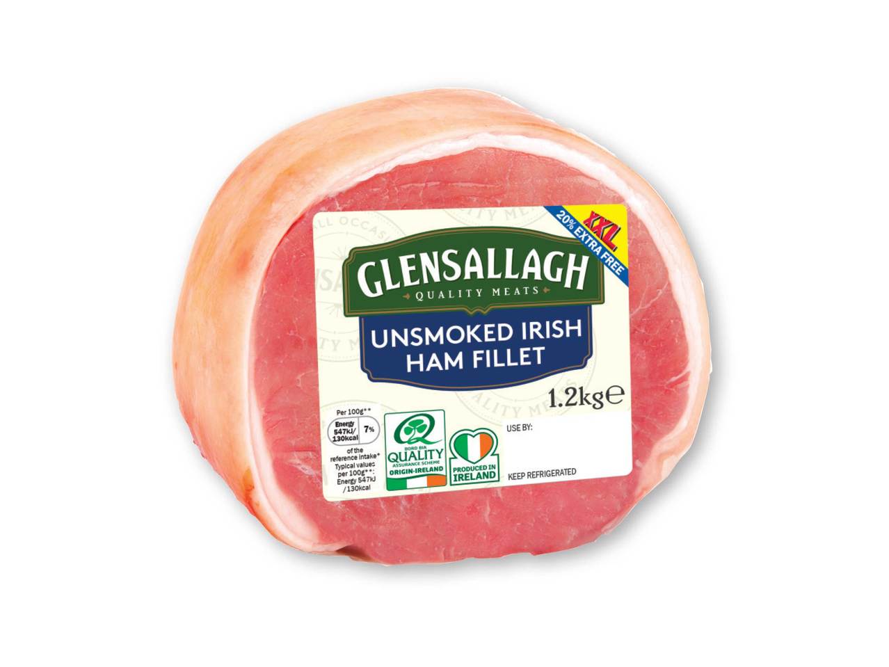 GLENSALLAGH Unsmoked/Smoked Ham Fillet