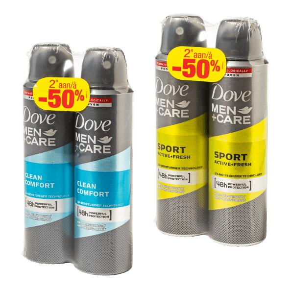 Déodorant en spray pour hommes Dove, 2 pcs