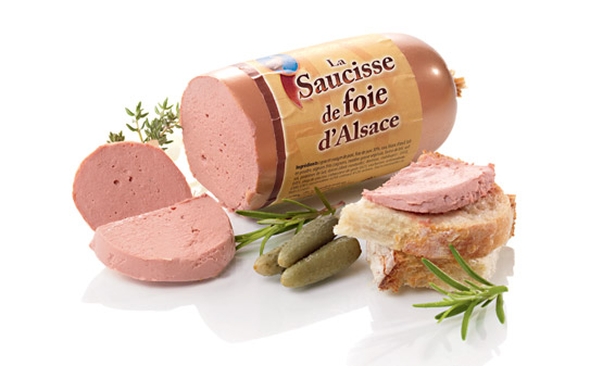 La saucisse de foie d'Alsace
