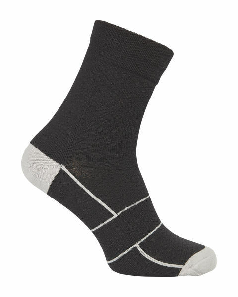 Crane Black/Grey Cycling Socks