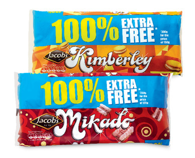 Jacob's Kimberley/Mikado100% Extra Free