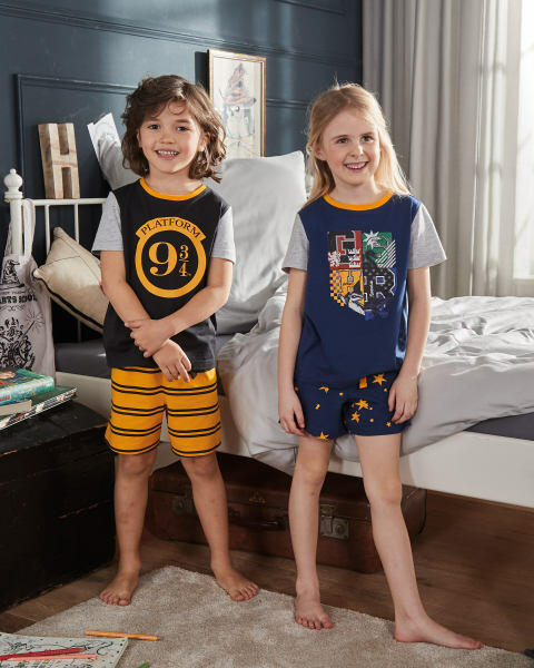 Blue Hogwarts Kids' Pyjamas