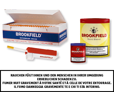 BROOKFIELD Schnitttabak-Set, 3-teilig