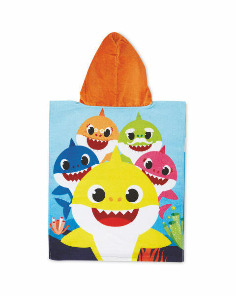 Baby Shark Poncho Towel