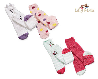 Children's Bed Socks 2pk