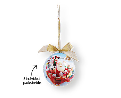 DISNEY CHRISTMAS BAUBLES WITH CHOC CHIP COOKIES 60G