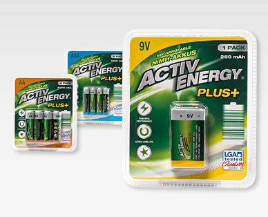Batterie NiMH ad alte prestazioni ACTIV ENERGY(R)