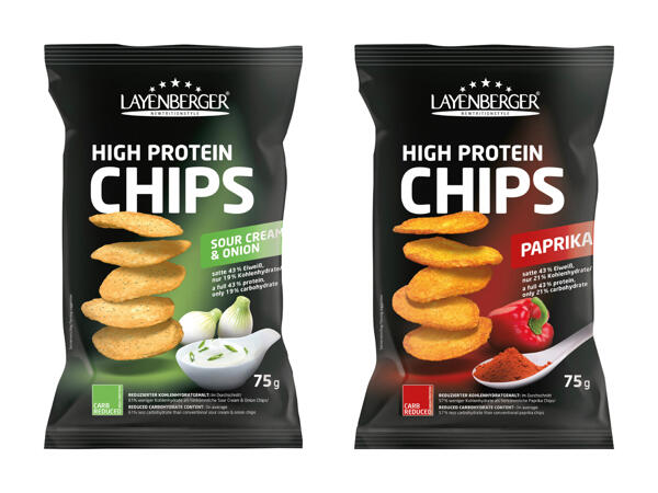 Chips protéinées pauvres en glucides Layenberger
