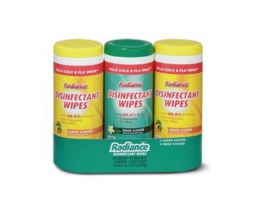 Radiance Disinfectant Wipes Lemon and Fresh Multipack