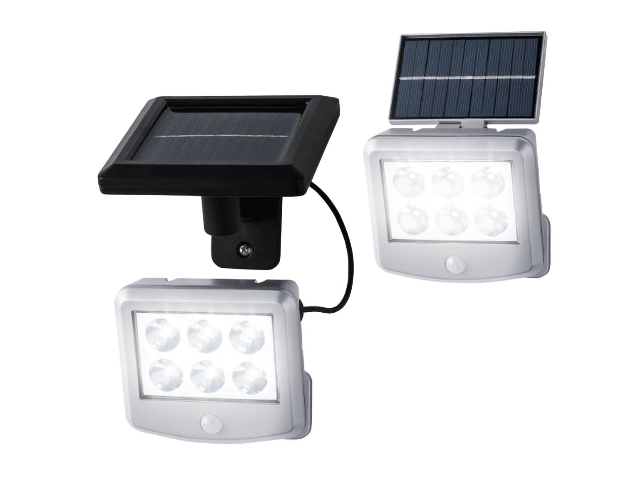 LIVARNO LUX(R) LED Solar Spotlight with Motion Sensor