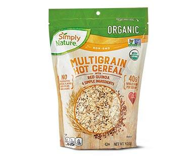 Simply Nature 
 ORGANIC Hot Cereal with Buckwheat & Flax or Red Quinoa