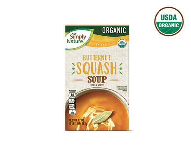 Simply Nature Organic Pepper & Tomato or Butternut Squash Soup