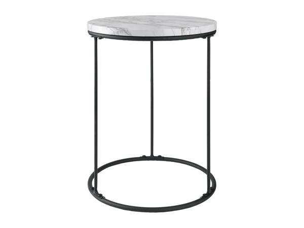 Livarno Living Marble-Effect Side Table