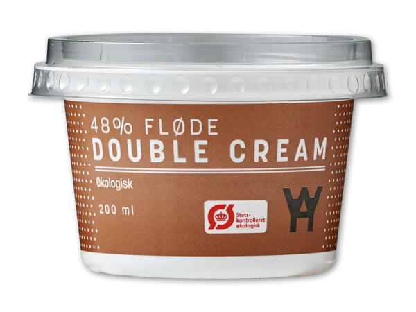 Økologisk double cream