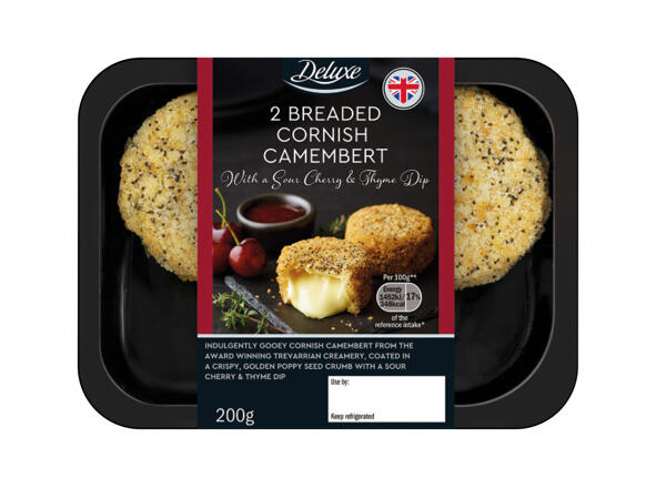 Deluxe 2 Breaded Cornish Camembert with Dip