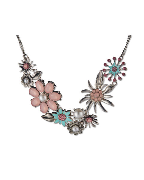 Jewelled Flower Necklace