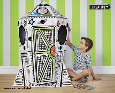 COLOUR IN CUBBY HOUSE
