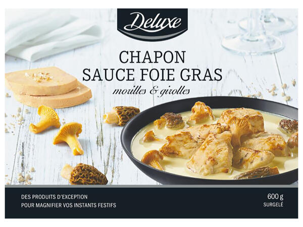 Chapon sauce foie gras