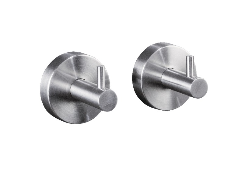 Stainless Steel Towel Hooks, 2 pieces or Stainless Steel Hairdryer